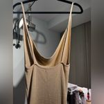 superdown Revolve  Sabrina knit midi dress nude/gold size M bodycon y2k Photo 7