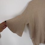 Modern Citizen  Fernanda Bell Sleeve Sweater Beige Cream Mock Neck Photo 3