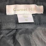 Garnet Hill Wool Dress Pants Black 12 Photo 6