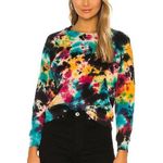 Mother Square Sweatshirt Crewneck Verdigo Tie Dye Size Small Funky Maximalist Red Photo 0