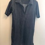 Ralph Lauren Lauren Denim Short Sleeve Collared Dress With Pockets Size Small Photo 0