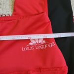 Lotus leggings Lotus red and black leggings size large Photo 7