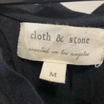 Cloth & Stone Anthropologie  Medium black dress w tiny ruffles $50 Photo 2