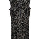 Nic+Zoe NWT Sleeveless Starling Dress in Black, Tan and Cream Print Size Small Photo 3