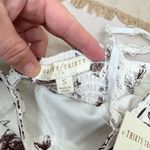 Thirty Thirty LA Women's Floral Corset Camisole Top White Brown Floral Size S Photo 5