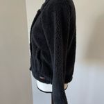 Billabong cozy days black sherpa jacket in a size large Photo 4