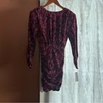 For Love & Lemons For Love & Lemons Mulberry Shailee Sparkly Floral Metallic Mini Dress NWT XXS Photo 1