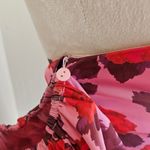 For Love & Lemons  Huda Satin Mini Dress Puff Sleeve Gloves Floral Coquette Sz M Photo 10