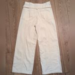 Madewell  Jeans Womens 30 Wide Leg High Rise Belted Cream Ivory Vintage Denim NEW Photo 6