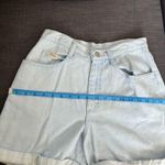 Vintage 90s Y2K Riders High Waist High Rise Denim Mom Jean Shorts Photo 3