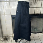 G-Star  Raw midi stretch black button and snaps  down skirt size 27 Photo 2