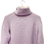 Madewell Mercer Turtleneck Sweater Coziest Yarn in Heather Wisteria Size Small Photo 7