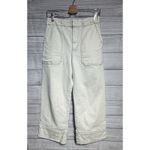 Anthropologie Lily White Cropped Denim Coulottes 28 Photo 2