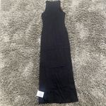 ASOS  Design Soft Touch Maxi Halter Neck Tank Dress in Black, Size 2​​​​ Photo 1