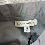 Banana Republic  COTTON POPLIN WIDE-LEG CROPPED JUMPSUIT in sleet gray XL NWT Photo 6