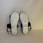 Torrid  espadrille black glittery strap summer sandals sz 9 Photo 6