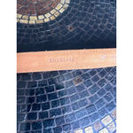 Bill Blass Women's Brown Leather Belt with Gold Buckle Photo 1