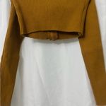Love Culture  Tan Ribbed Off-Shoulder Top Photo 4