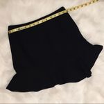 ZARA  Basic mini skirt black size XS asymmetrical hem Photo 2