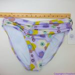 NEW Free people x Beth‎ Richards delray 70’s floral bikini bottom, XL Purple Photo 6