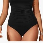 Daci One Shoulder One Piece Bathing Suit Full Coverage Black Women’s Size XXL Photo 4