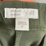 J. Jill Pants‎ Ponte Knit Army Green Cuffed Hem Premium Bistretch Stretch Size 8 Photo 2