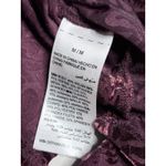 Soma  Burgundy Burn-out Velvet Camisole size Medium Photo 3