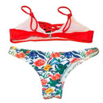 SweatyRocks  Floral “cheekini” bikini Photo 7
