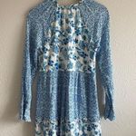 House of Harlow  1960 Blue White Floral Mini Dress, Long Sleeves Women's … Photo 5