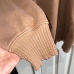 SO  Women's Tan Oversized Sweatshirt Photo 1