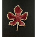 Set Of 3 Flower Floral Leaf Leaves Gold Tone Brooch Pins Photo 2