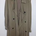 All Saints olive green coat size large Photo 0