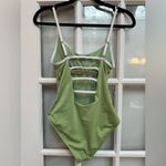 Hurley Women's Sage Green Coastal Surfer One-Piece Swimsuit Size Small S Photo 4