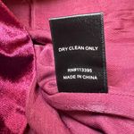 ark & co. Women's M Burgundy Velvet Blazer Single Button Jacket Red Size M Photo 8