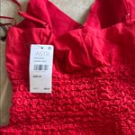 ASTR Red Spaghetti Strap Sundress for Weddings Photo 9