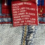 Westport Women’s Denim 90’s Wide Leg Light Wash Jeans Button Detail Size 12 Photo 8