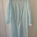 VINTAGE Blue Diamond Print Long Sleeve Pajamas Nightgown NWOT Size XL Photo 4