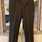 CHAPS  Dark Brown Dress Pants Cotton Office Womens 10 Petite Photo 0