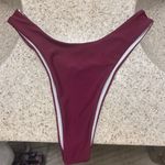 Burgundy Bikini Set Red Photo 3