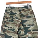 Free People Remy Camo Jeans Green Womens 26 High Waisted Crop Utility Streetwear Photo 4