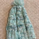 Dakine  Variegated Turquoise Knit Soft Pom Pom Beanie Photo 1