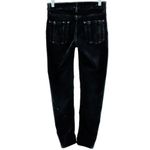 Alice + Olivia Black Stretch Denim Low Rise Skinny Jeans Size 25 Photo 3