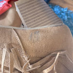 Brash Tan Fringe Heeled Ankle Boots Size 8 1/2 Photo 12