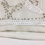 Verty  • White Sequin Floral Skirt Large Photo 9