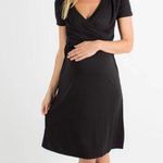 Old Navy  Maternity Black Wrap Style Ruched Dress Size XL NWT Photo 1