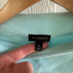 Talbots Fleece Light Baby Blue Long Sleeve Crewneck Casual Pastel Shirt Photo 1
