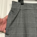 Kasper  Houndstooth Black White Plaid Pull On Ankle Pants Size 14 GUC #4213 Photo 2