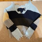 Blue Boutique Distressed Sweater Size M Photo 0