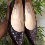Oscar de la Renta Brown leather pointed toe ballet flats- EUR 38/US 7.5 (measurement in pics #whimsygoth #coquette #twee Photo 0