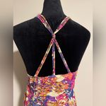 EUC Kira Multicolor Floral Ruffle Sleeveless Top size small Pink Photo 4